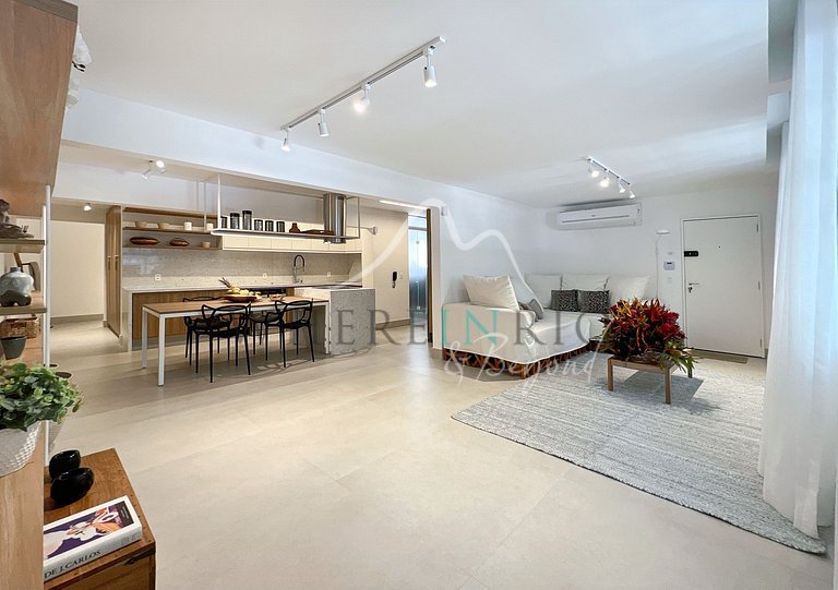 Apartamento reformado e moderno em Ipanema
