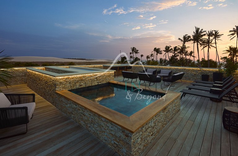 Luxury villa with 6 suites, pool close to the beach in Jeric