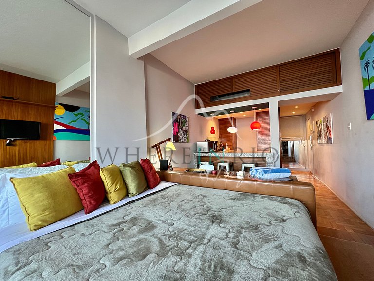 Loft in front of the sea for seasonal rental in Copacabana
