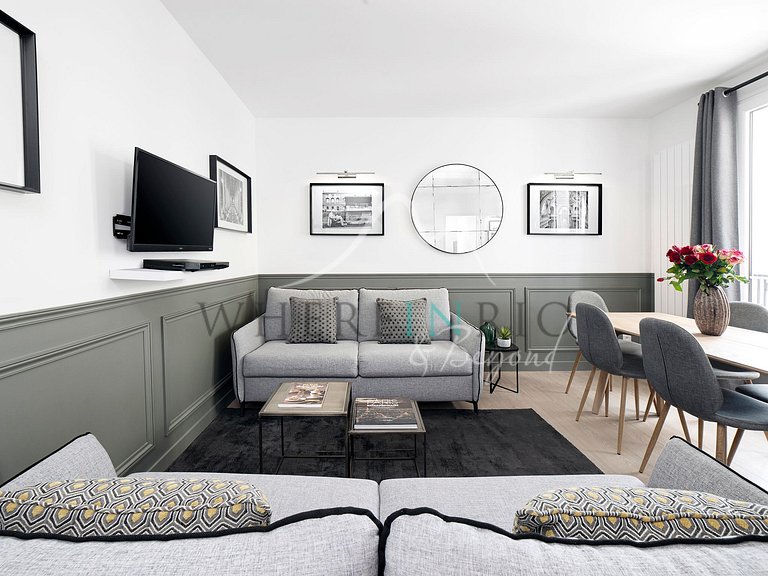 Luxury apartment with 2 bedrooms for seasonal rental in Pari
