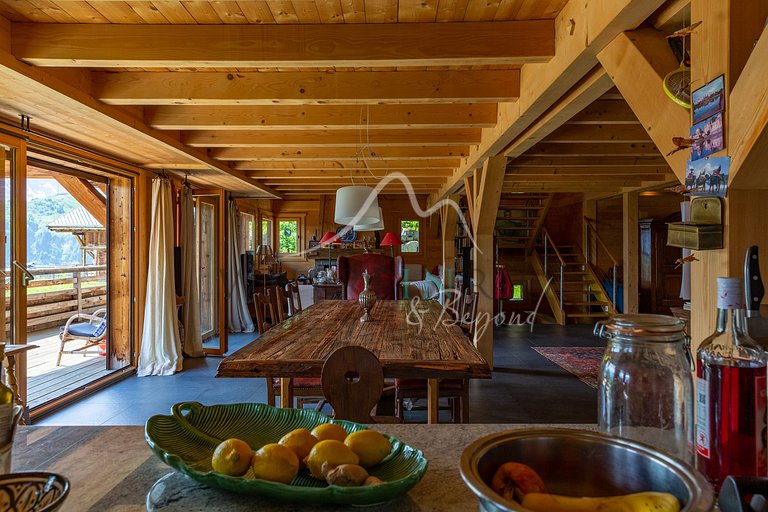 Luxury mountain chalet for sale in Switzerland