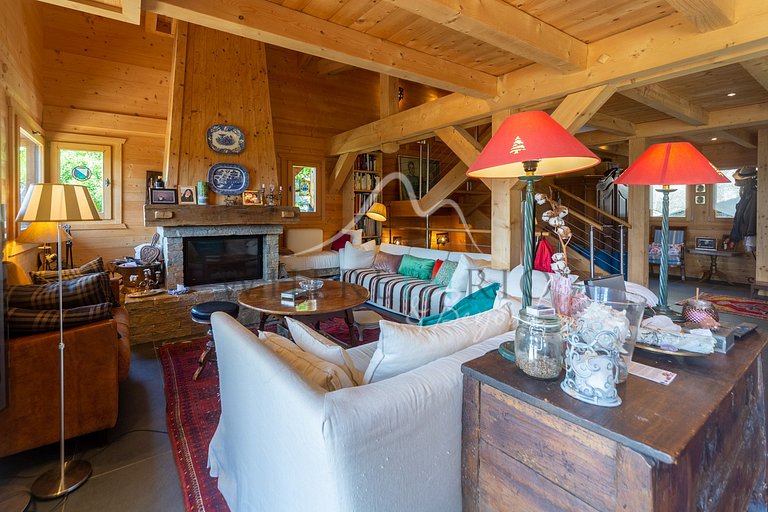 Luxury mountain chalet for sale in Switzerland
