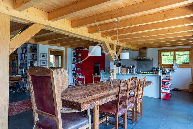 Luxury mountain chalet for sale in Switzerland