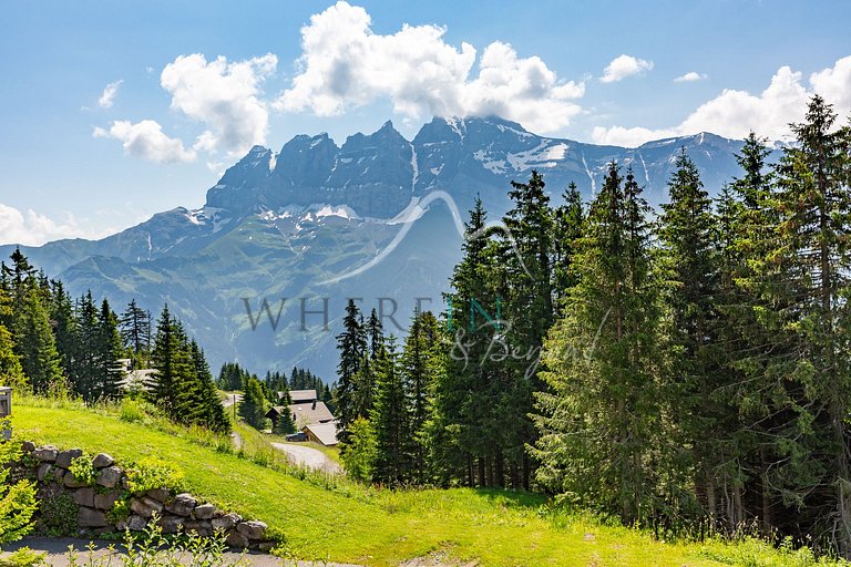 Luxury mountain chalet for sale in Switzerland