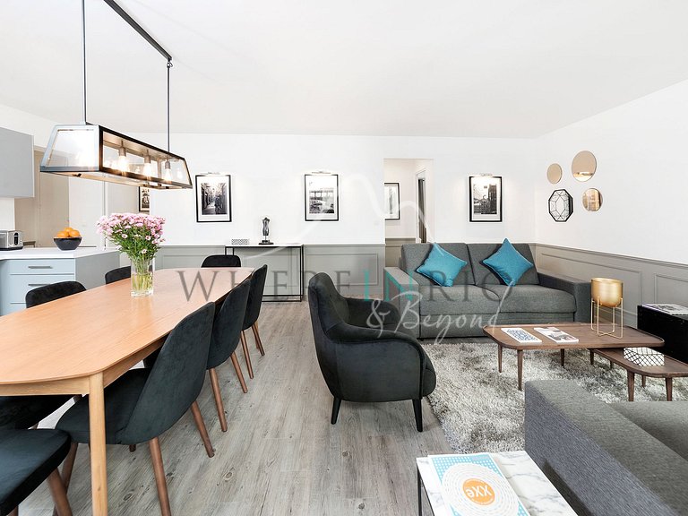 Apartamento com confortos luxuosos em Paris