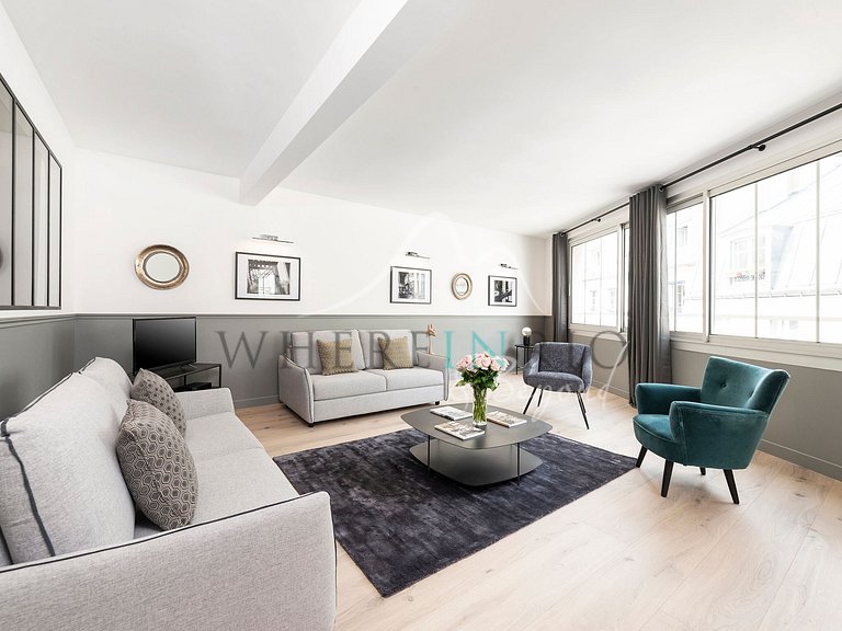 Charmoso apartamento parisiense no coração de Paris