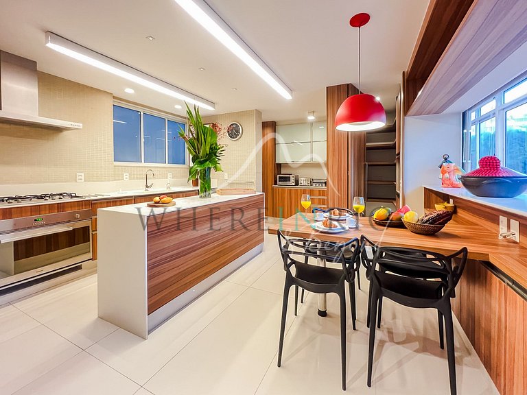 Apartamento com vista mar para férias em Arpoador