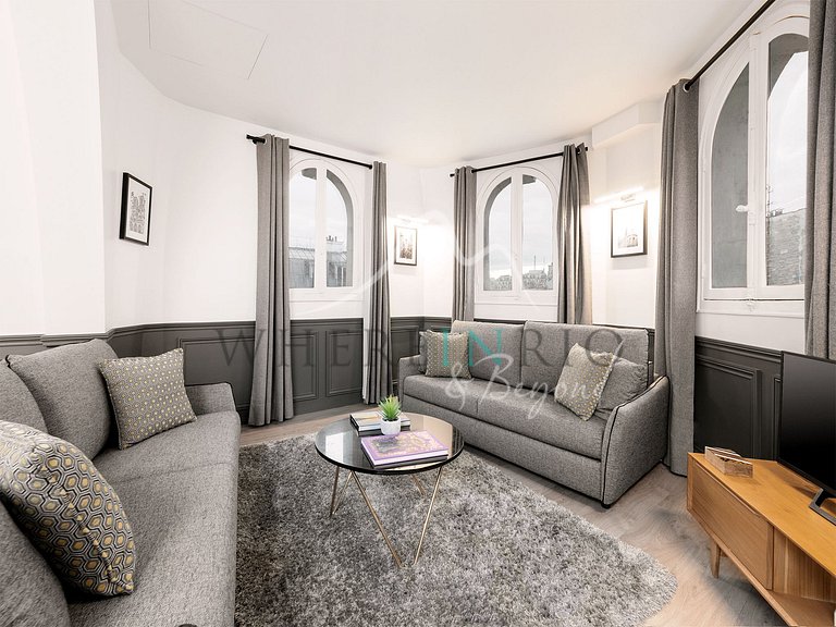 Apartamento de luxo com vista para a Torre Eiffel