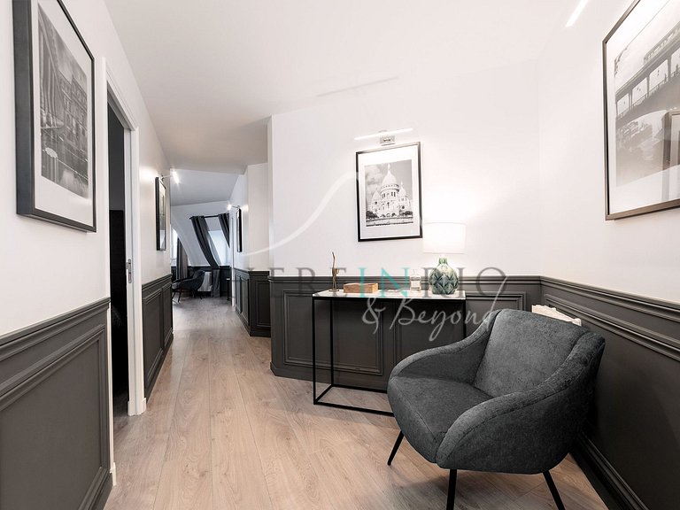 Apartamento de luxo com vista para a Torre Eiffel