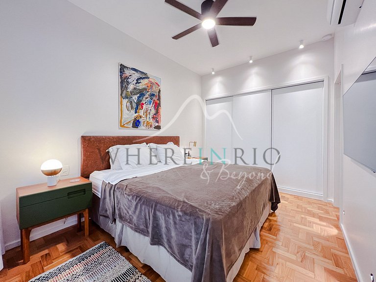Apartamento totalmente reformado em Copacabana
