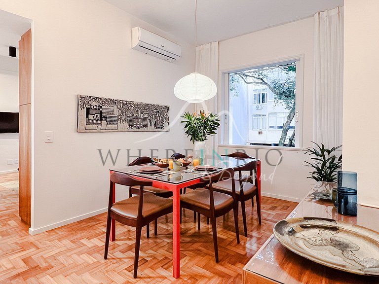Apartamento reformado con jardín de invierno en Copacabana