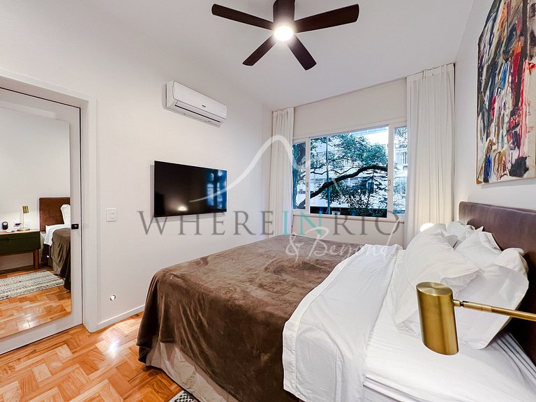 Apartamento totalmente reformado em Copacabana