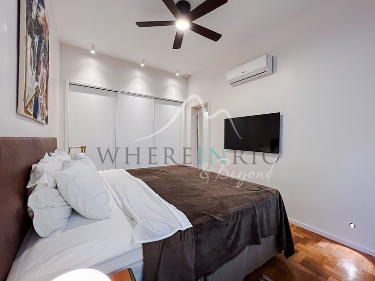 Apartamento reformado con jardín de invierno en Copacabana