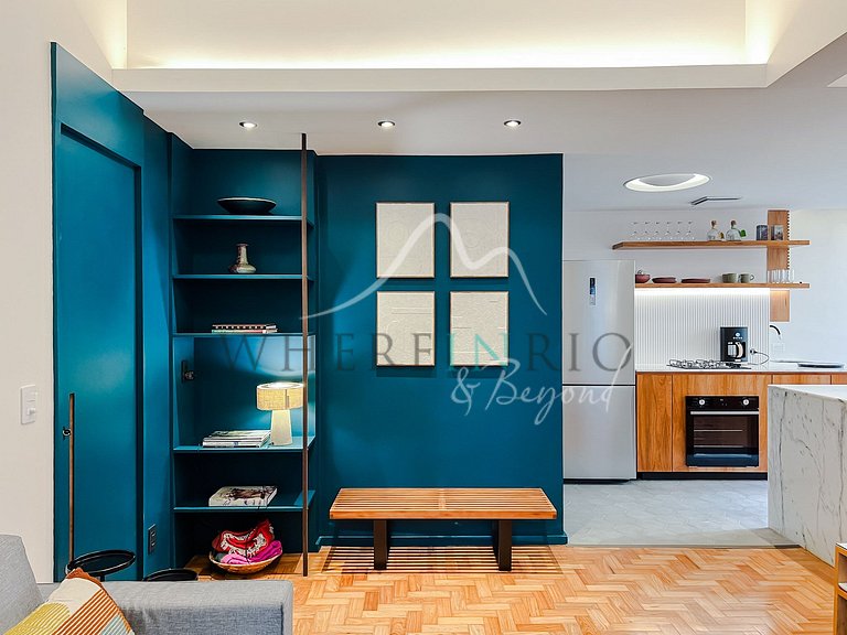 Apartamento reformado con jardín de invierno en Copacabana