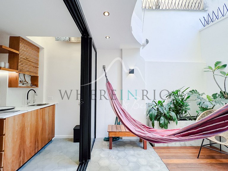Apartamento reformado con jardín de invierno en Copacabana