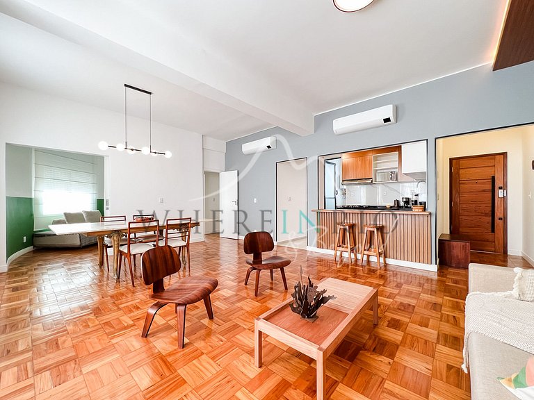 Apartamento totalmente reformado 3 min de la praia