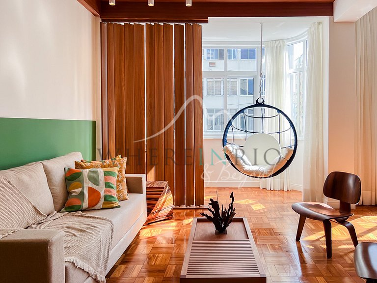 Apartamento totalmente reformado 2 min da praia