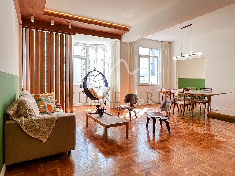 Apartamento totalmente reformado 2 min da praia
