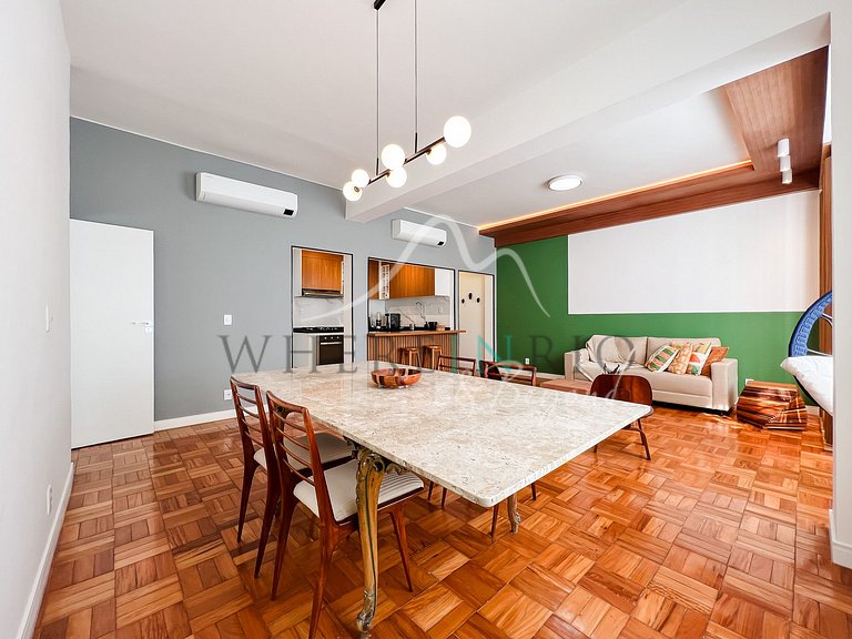 Apartamento totalmente reformado 2 min da praia