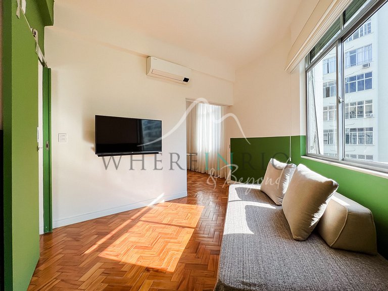 Fully refurbished apartment 3 min from the beach