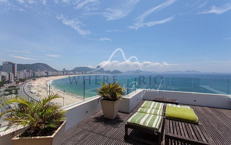 Cobertura luxuosa em Copacabana para ferias