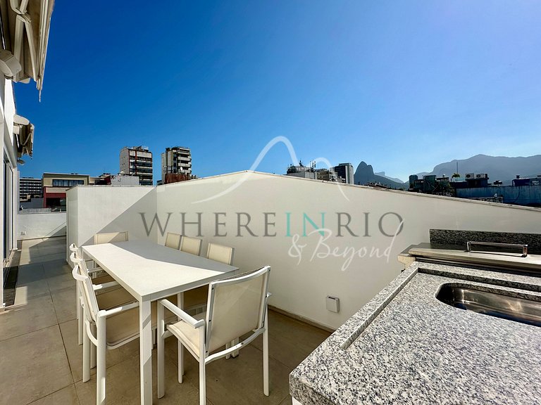 Penthouse duplex avec 4 chambres à Ipanema