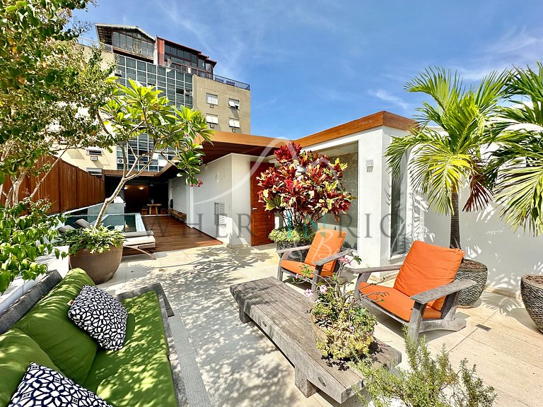 Penthouse avec Piscine et Vue Lagoa