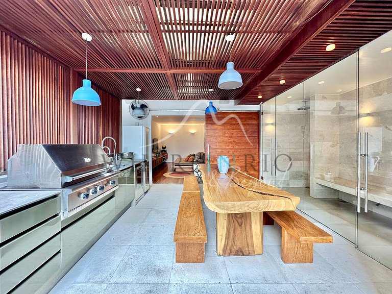 Penthouse a Ipanema avec Piscine et Vue Lagoa