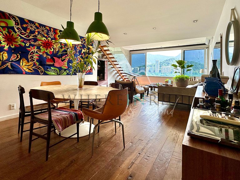 Penthouse avec Piscine et Vue Lagoa