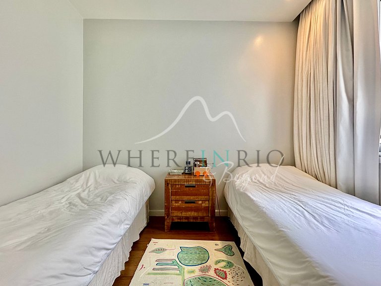 Penthouse a Ipanema avec Piscine et Vue Lagoa