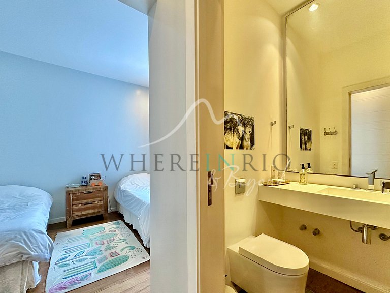 Penthouse a Ipanema avec Piscine et Vue Lagoa