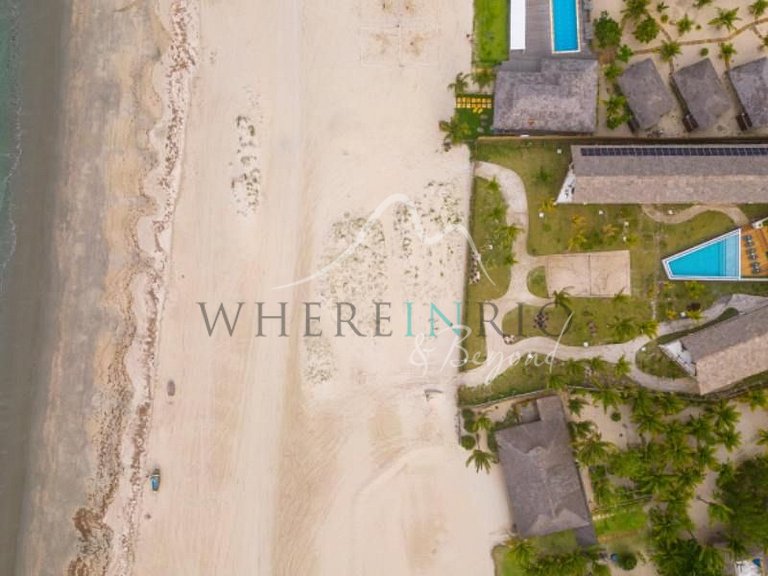 Beautiful Beachfront House at Praia do Preá