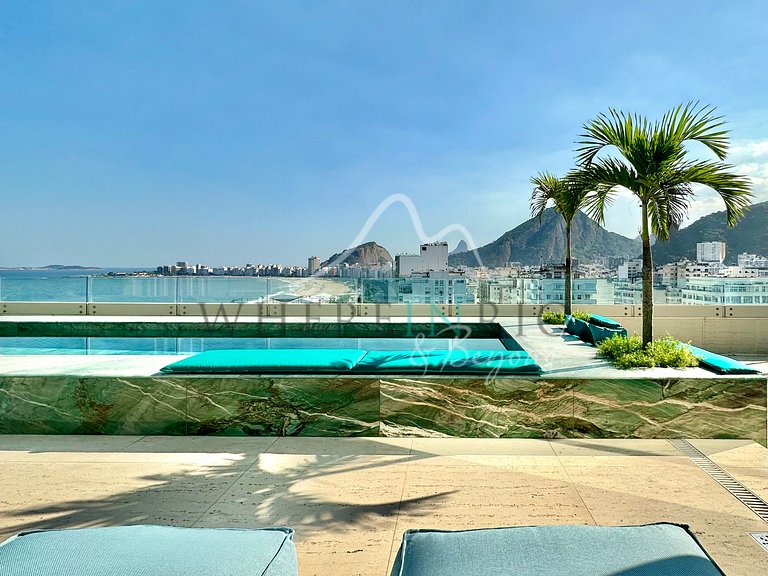 Ático de alta gama con vista al mar en Copacabana