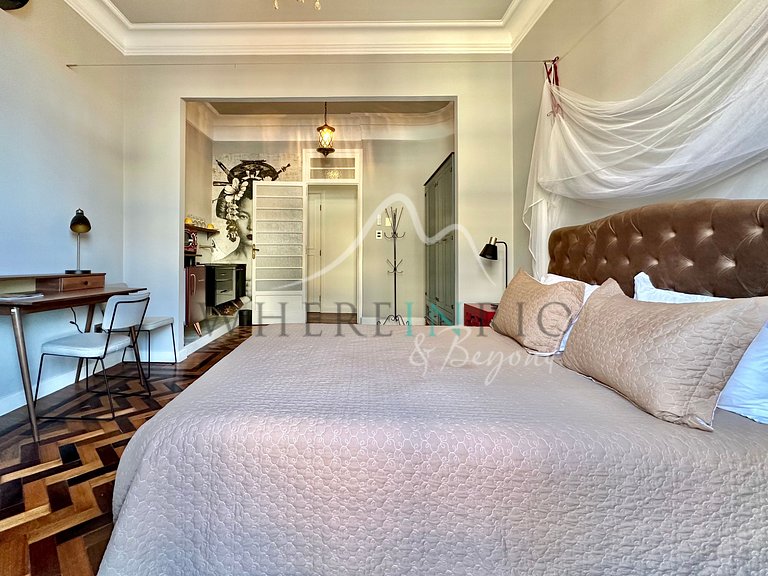 Charmoso apartamento beira-mar em Copacabana