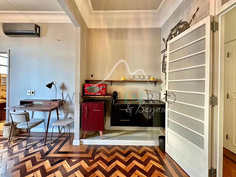 Charmoso apartamento beira-mar em Copacabana