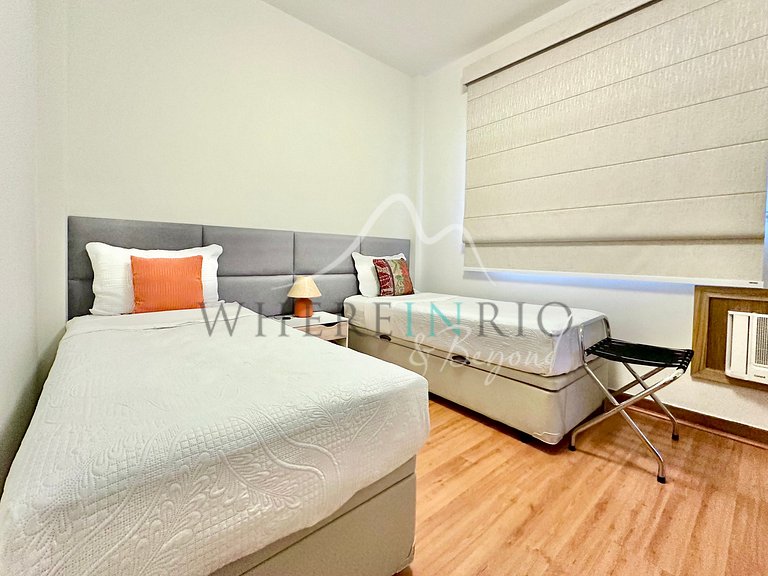 Apartamento em Ipanema com 2 quartos para aluguel de tempora