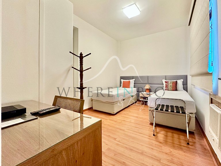 Apartamento em Ipanema com 2 quartos para aluguel de tempora