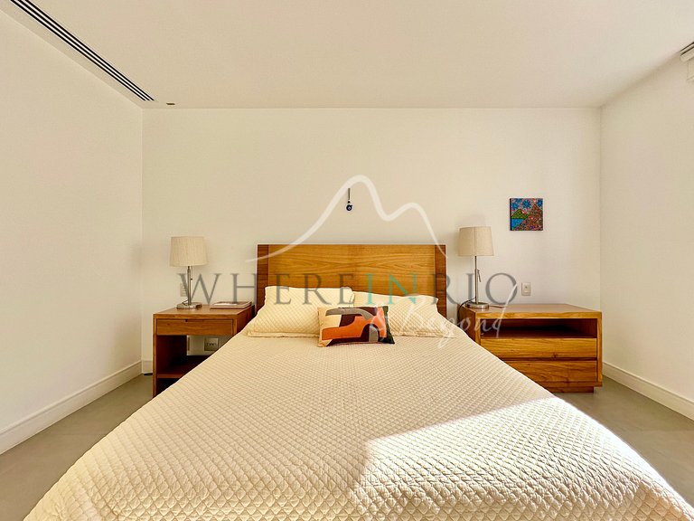Apartamento con vista al mar en Leme