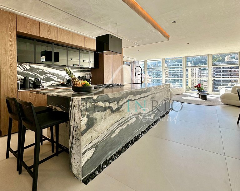 Apartamento de luxo com vista para o Cristo em Ipanema
