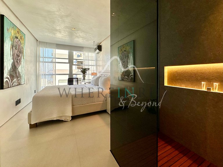 Appartement de luxe avec vue sur le Christ Rédempteur à Ipan