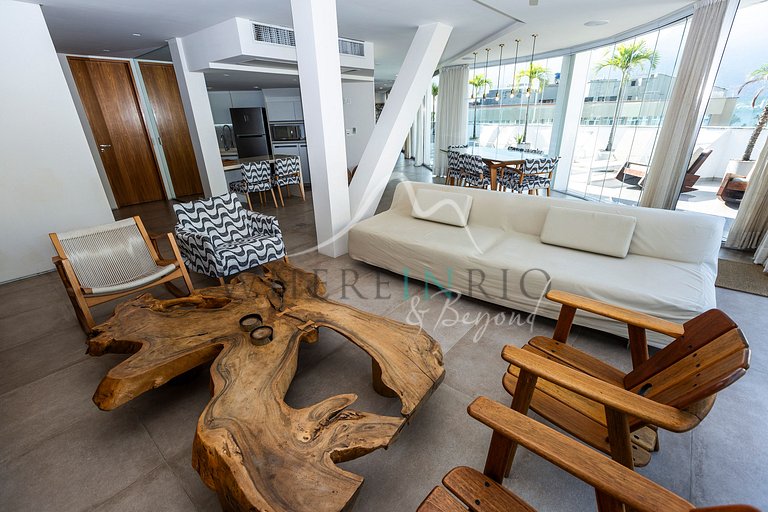Penthouse avec Piscine pour les Vacances à Ipanema