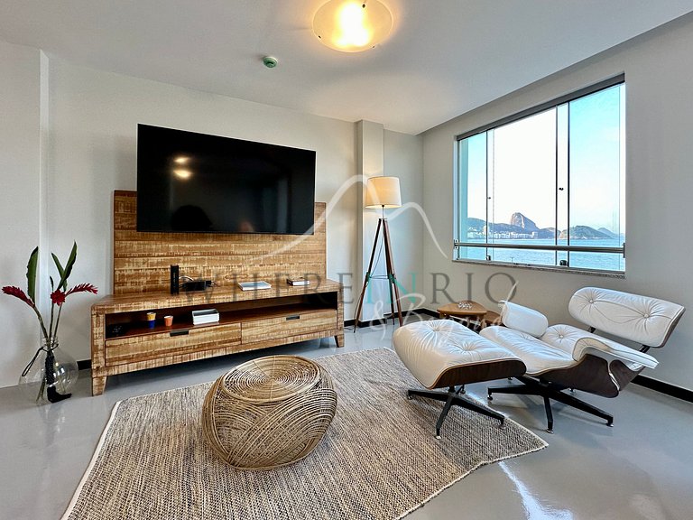 Apartamento con Vista al Mar en Posto 6 Copacabana