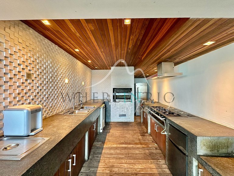 Casa de luxo com piscina infinita para aluguel de férias em