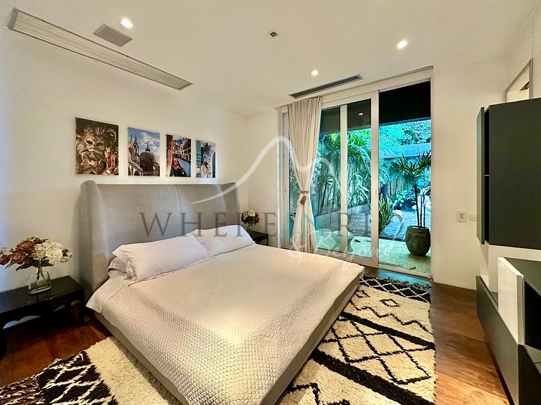 Casa de luxo com piscina infinita para aluguel de férias em
