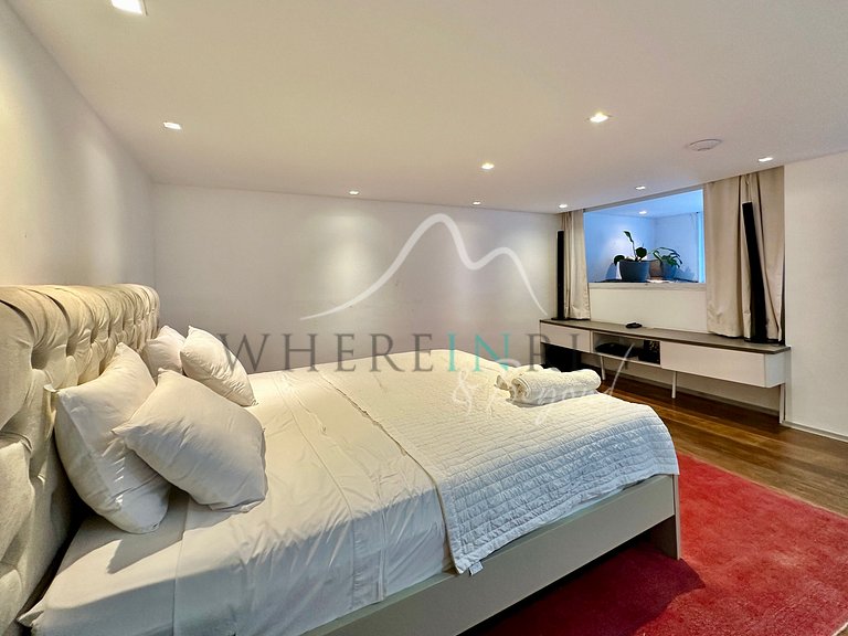 Casa de luxo com piscina infinita para aluguel de férias em
