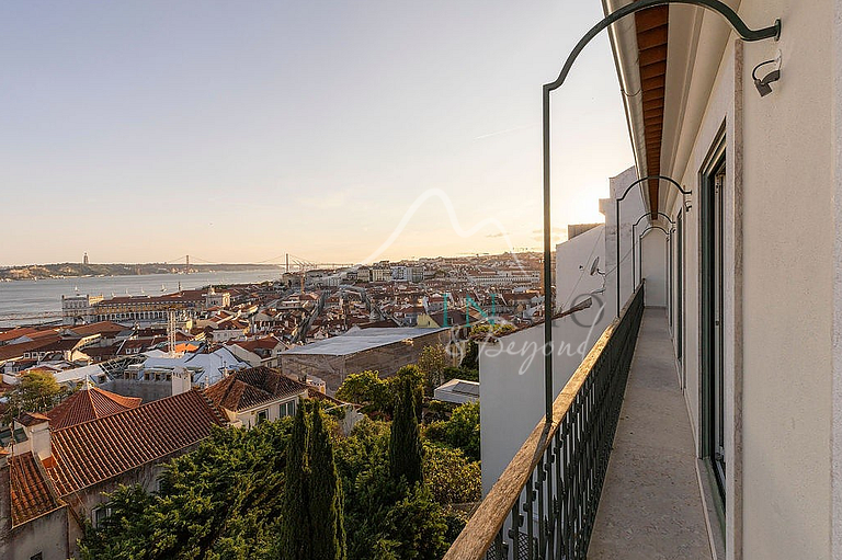 Cobertura com vista deslumbrante em Lisboa