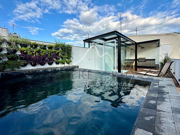 Penthouse de luxe avec piscine à Copacabana