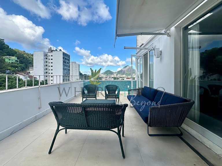 Penthouse in a quiet street in Gávea