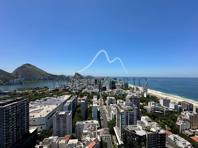 Cobertura com 3 quartos e com a melhor vista do Rio de Janei