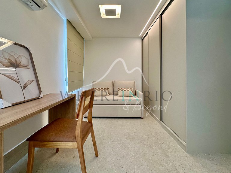 Apartamento exclusivo con balcón en Leblon